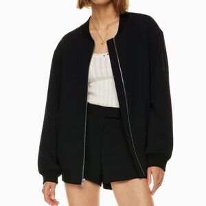 Wilfred Numbers Bomber Jacket- black, aritizia, medium